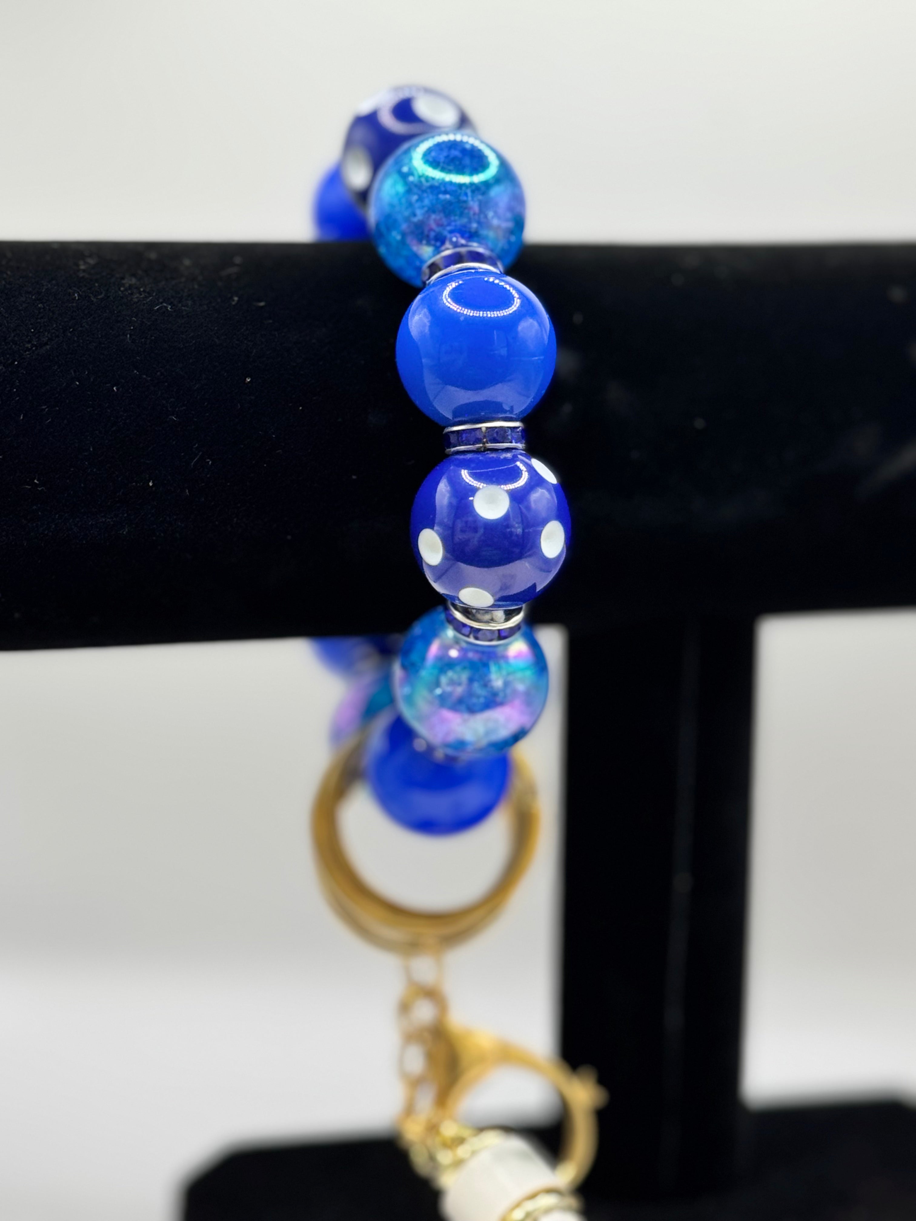 Blue key chain