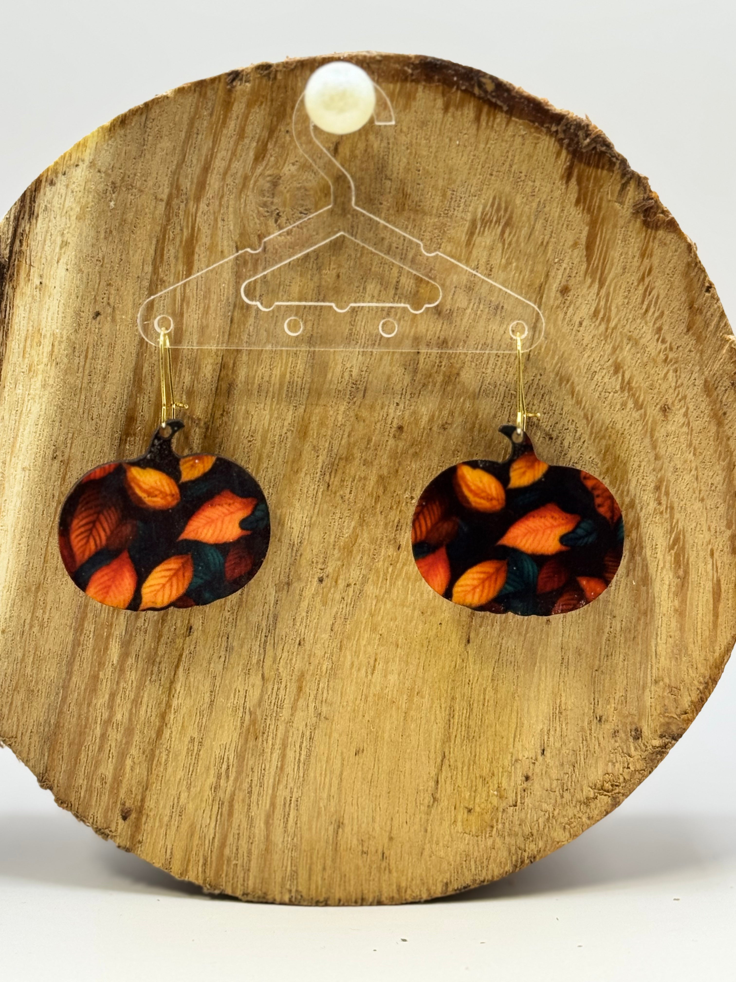 Pumpkin earrings